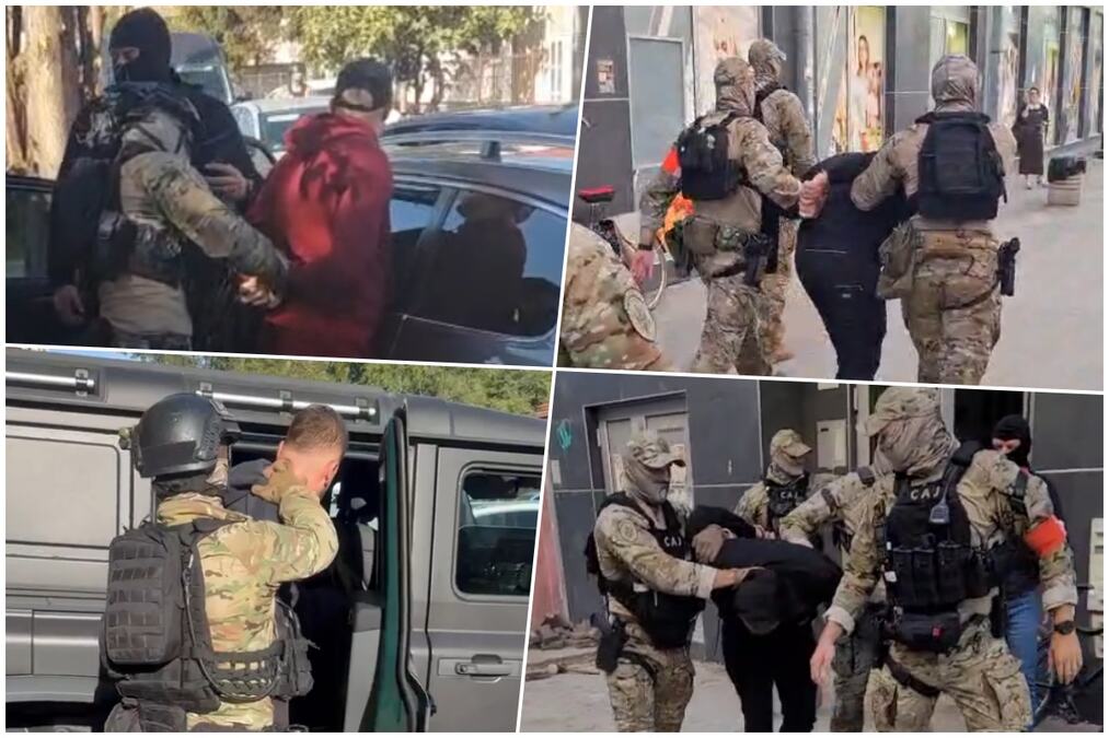OVAKO SAJ HAPSI PRIPADNIKE KRIMINALNE GRUPE MARKA VEINA: Padaju kriminalci koji su hteli da prave nerede u Beogradu na izborni dan (VIDEO)