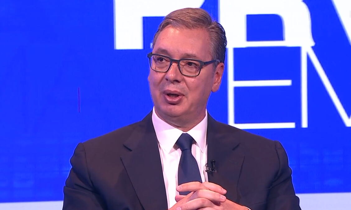 Vučić u „Prvoj temi“ o saradnici, Putinu i isporuci generala Lukića Hagu
