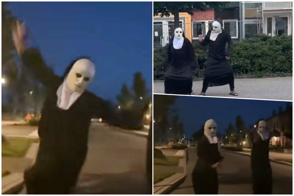 MEŠTANI UZNEMIRENI PRIZOROM KAO IZ HOROR FILMOVA: Misteriozne "časne sestre" viđene u srpskom gradu, ljudi bi trebalo da budu oprezni (FOTO/VIDEO)