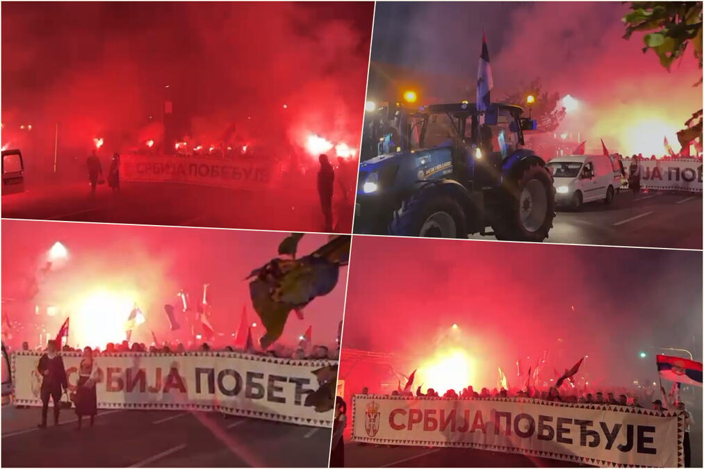MLADOST U NARODNOJ NOŠNJI I MOĆNI PRIZORI Ovako ujedinjena Srbija danas šalje poruku - branimo svoju budućnost (VIDEO)