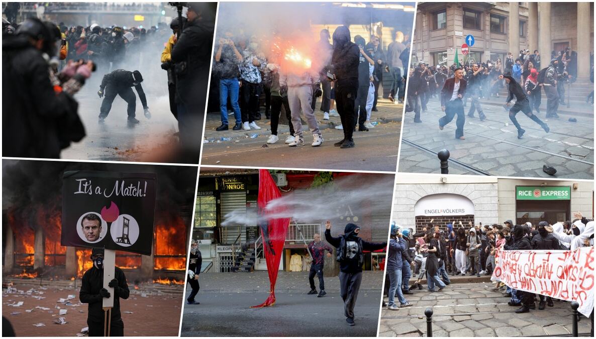 Protesti širom Evrope: vojska na ulicama Milana i Pariza, sukobi sa policijom