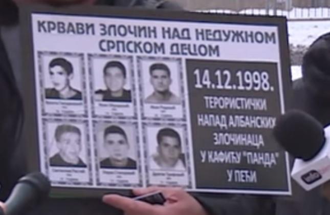 27 GODINA NEREŠEN JE JEDAN OD NAJVEĆIH ZLOČINA NAD SRPSKOM DECOM: Godišnjica pokolja u kafiću Panda u Peći kad su ubijena petorica srednjoškolaca i student