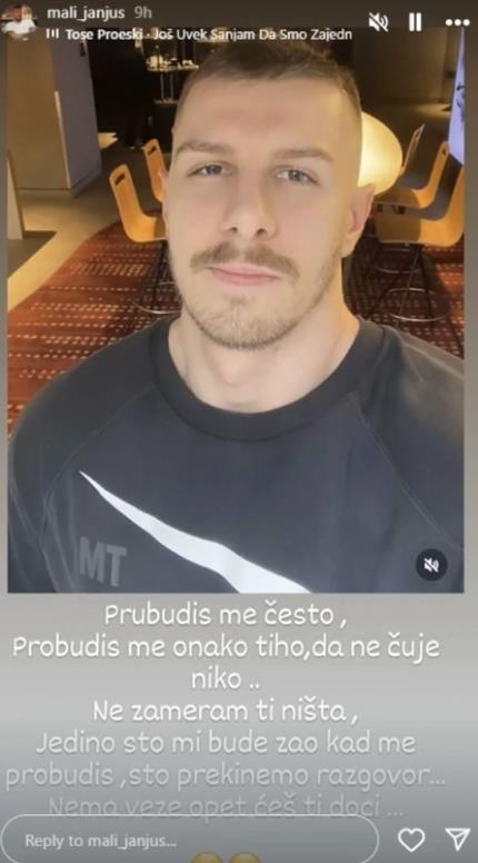 "PROBUDIŠ ME TIHO I ČESTO, JEDINO MI BUDE ŽAO..." Janjuš se obratio pokojnom bratu, reči kidaju dušu