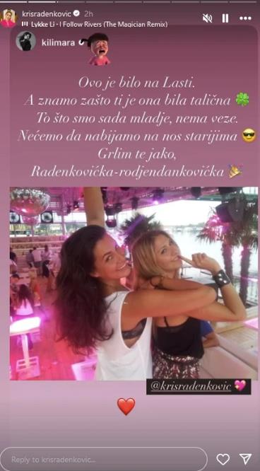 Marija Kilibarda objavila nikad viđenu fotografiju Kristine Radenković