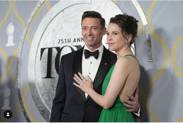 Hju Džekmen i Suton Foster na premijeri