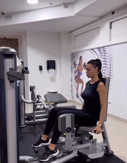 Bojana Šijan u teretani