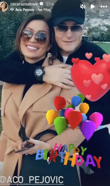 Ceca čestitala Aci Pejoviću rođendan