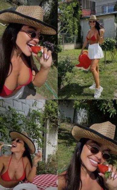 Teodora Džehverović obukla bikini i nikad kraći minić pa otišla u polje