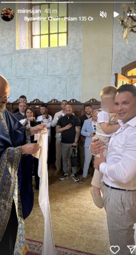 Isplivali kadrovi sa krštenja Šijanovog sina