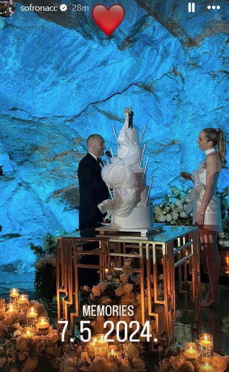 Aleksandar Sofronijević slavi prvu godišnjicu braka