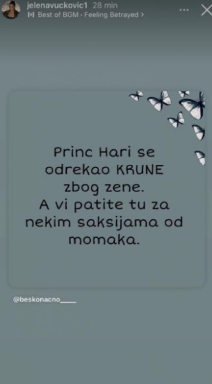 Jelena Vučković o razvodu