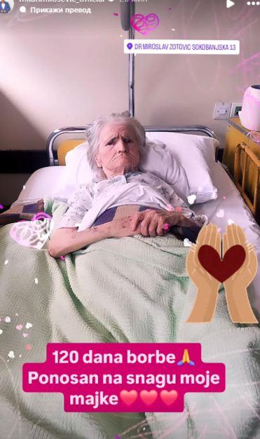 "120 DANA BORBE..." Majka Milana Miloševića se probudila iz kome, voditelj s njom uz bolničku postelju, reči koje joj je uputio kidaju dušu (FOTO)