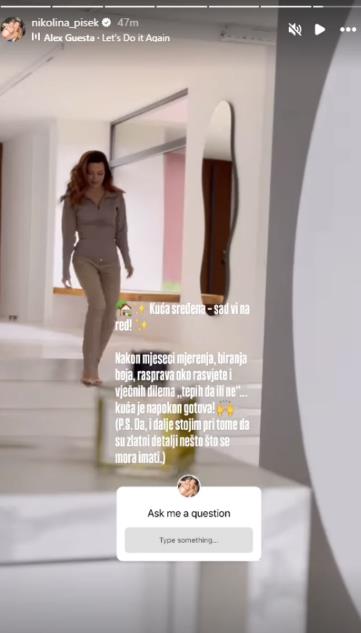 Nikolina Pišek renovirala vilu