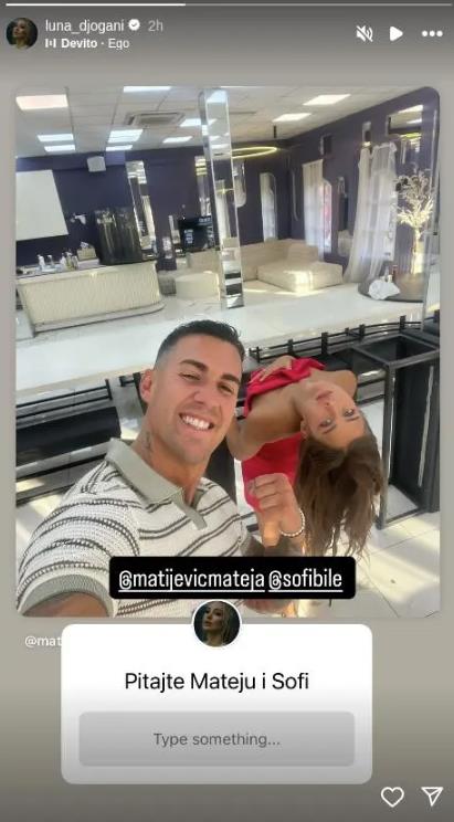 Sofi Tikačekko i Mateja Matijević na storiju Lune Đogani