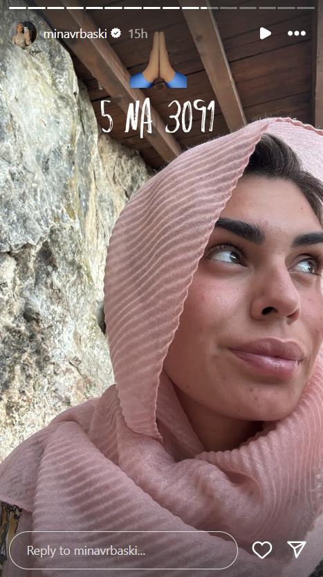 Mina Vrbaški stigla u manastir Ostrog