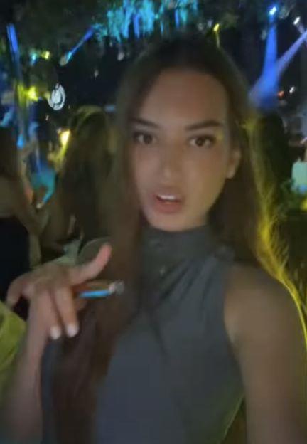 Hana Ikodinović u noćnom provodu