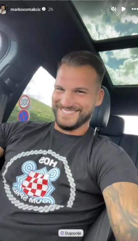 Marko Osmakčić na Tompsonovom koncertu