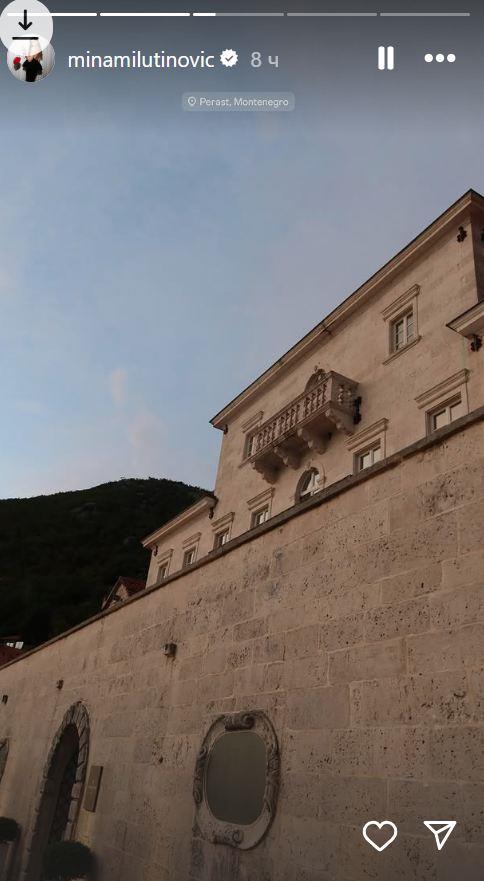 Mina Milutinović na letovanju u Crnoj Gori