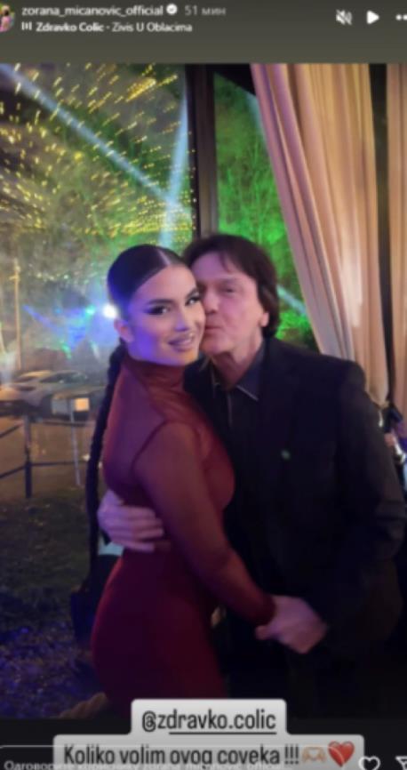 Zdravko Čolić uhvaćen u strasnom zagrljaju mlađe koleginice