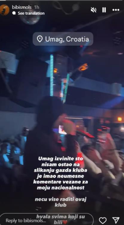 Reper Biba doživeo neprijatnost u Hrvatskoj