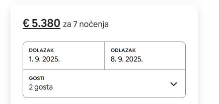 Ovo je cena rentiranja Piksijevog stana