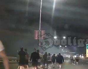 Sačekuša za poljske huligane na auto-putu