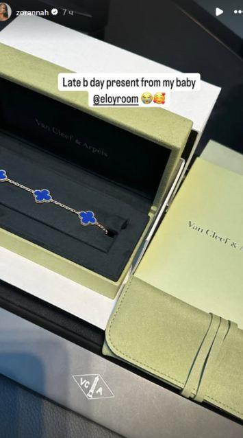 Zorana Jovanović Zorannah  od verenika dobila skupocenu narukvicu