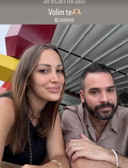 Aleksandra Prijović sa suprugom Filipom Živojinovićem
