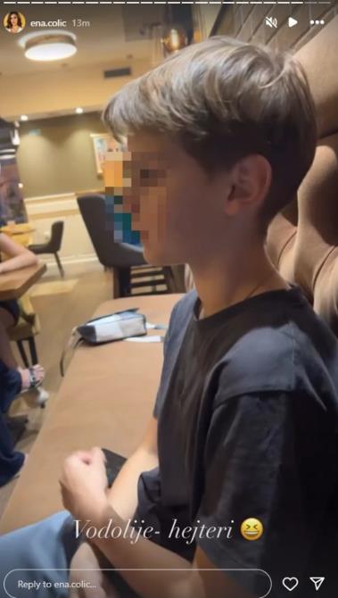 Ena Čolić izvela Jovana Pejića i sina na večeru