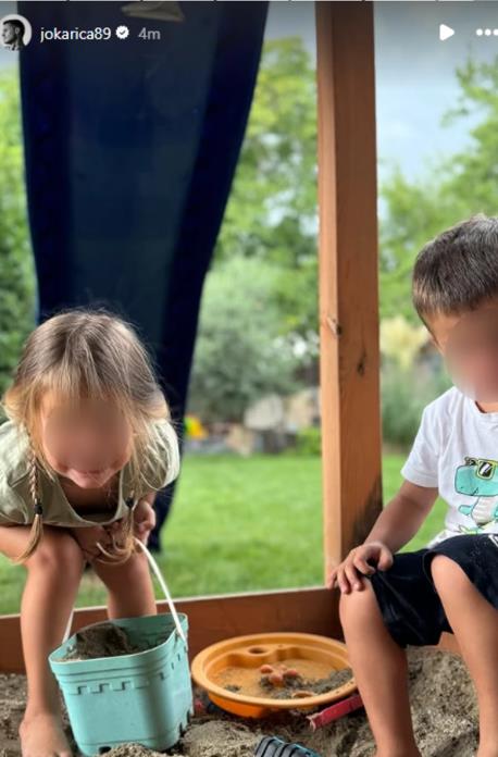 Jovan Pantić sa decom