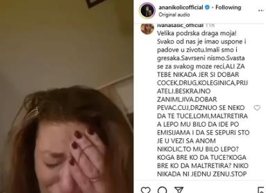 KOLEGINICA JAVNO PRUŽILA PODRŠKU ANI NIKOLIĆ Pevačica se oglasila čim je saznala za dramu, čuva joj leđa: Drznuo se da te maltretira...