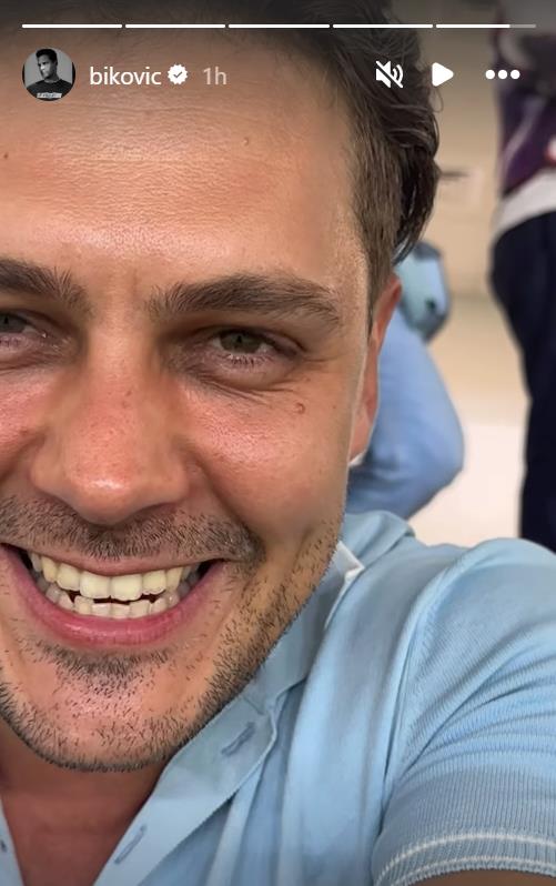 Miloš Biković na utakmici