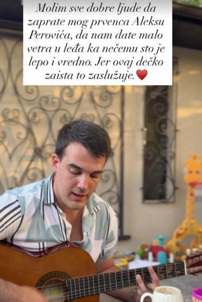 Aleksa Perović u porodićnoj kući pevačice Marije Mikić
