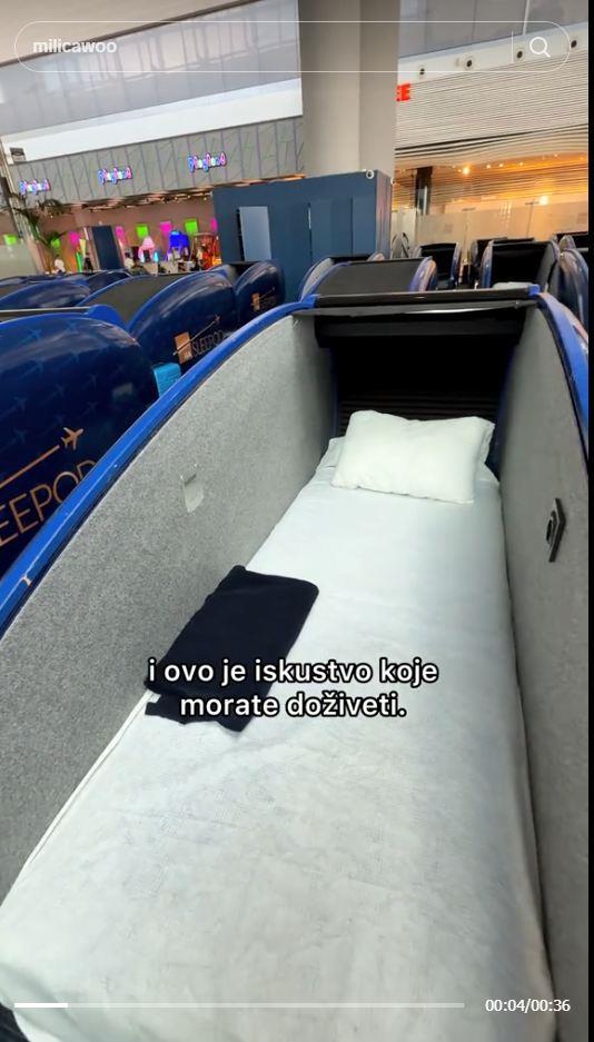 Kapsula za spavanje na aerodromu u Instabulu