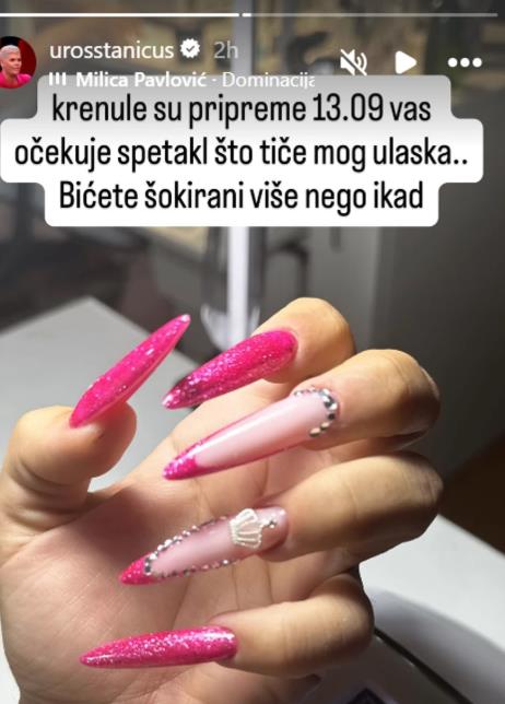 Uroš Stanić uradio nokte