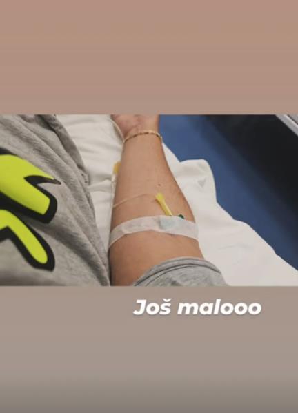 Milan Milošević na infuziji