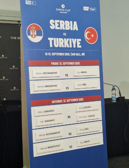 Dejvis kup, Srbija - Turska