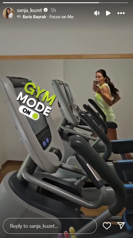 Sanja Kužet trenira