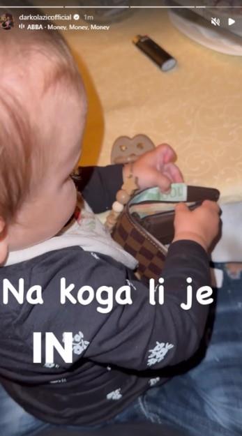 Darko Lazić snimio dete