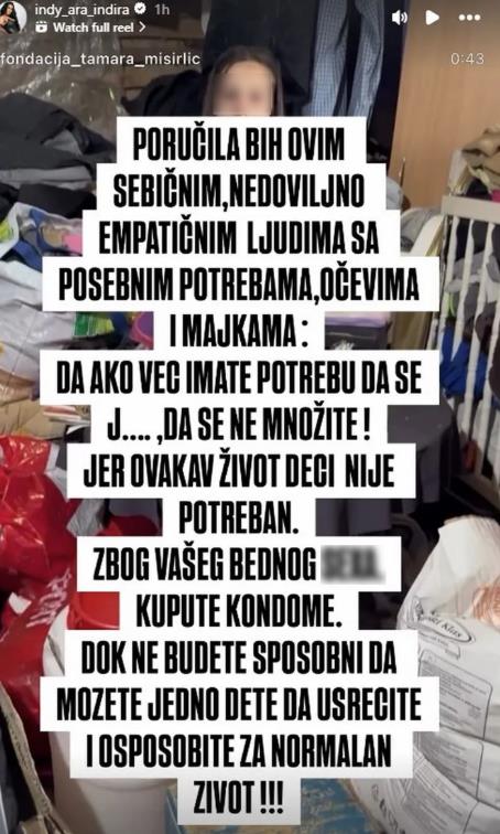 Indi Aradinović izvređala ljude s posebnim potrebama