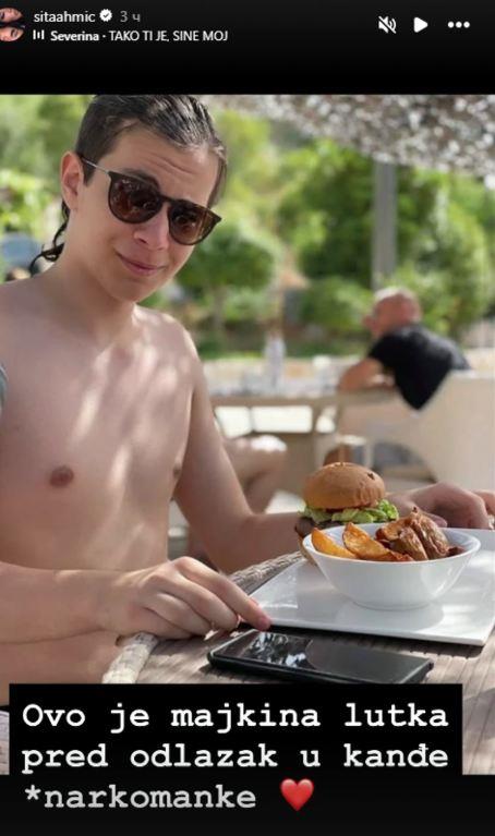 "MAJKINA LUTKA PRED ULAZAK U KANDŽE NARKOMANKE" Sita objavila sliku sina Nerija pre nego što je upoznao Hanu - ni traga od mršavog momka (FOTO)