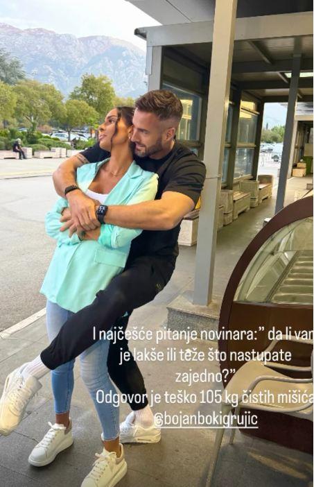 Mia Borisavljević sa mužem Bojanom