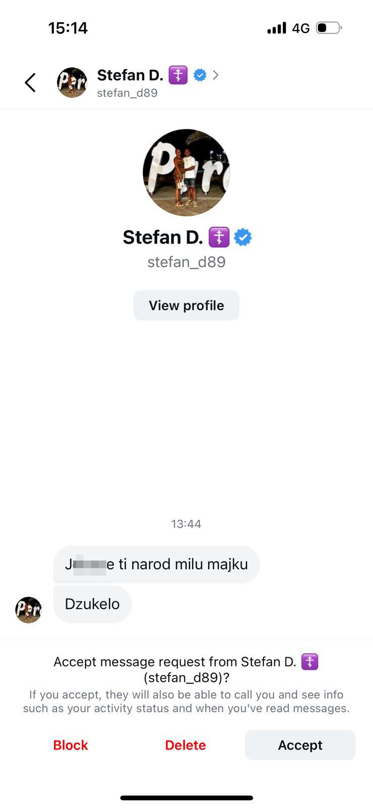 Uglješa Mrdić pretnje