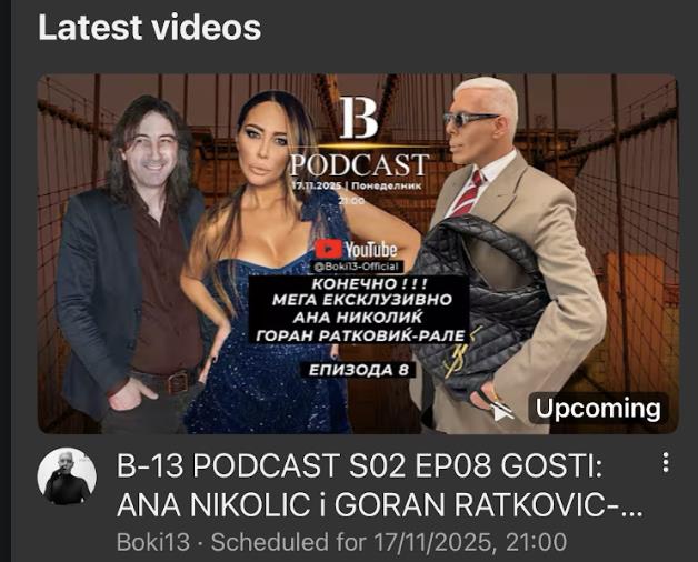 Rale izbačen iz emisije kod Bokija 13