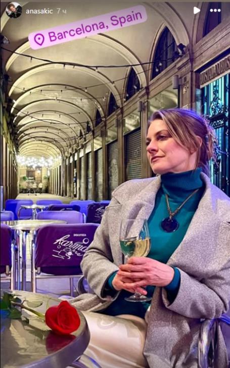 Ana Sakić uživa u Barseloni