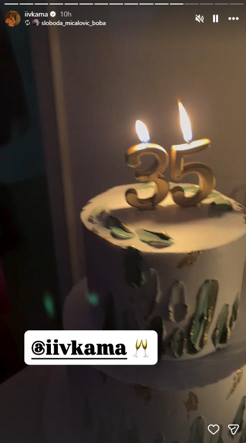 Proslava 35. rođendana glumice Ive Manojlović