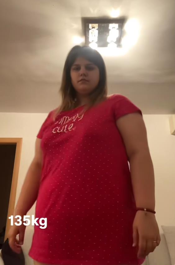 Milica Đukanović pre gubitka kilograma (2).png