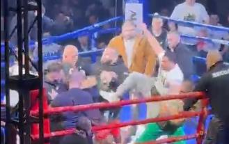 Masovna tuča u sportskoj hali