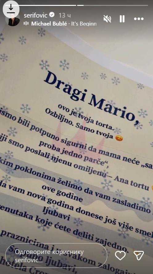 Marija Šerifović i sin Mario