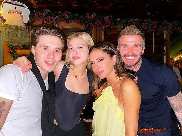 Bruklin Bekam, Nikola Pelc, Viktorija Bekam, Dejvid Bekam